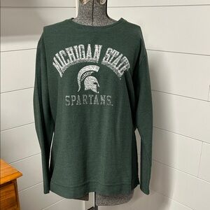 Champion Green Michigan State Sweatshirt